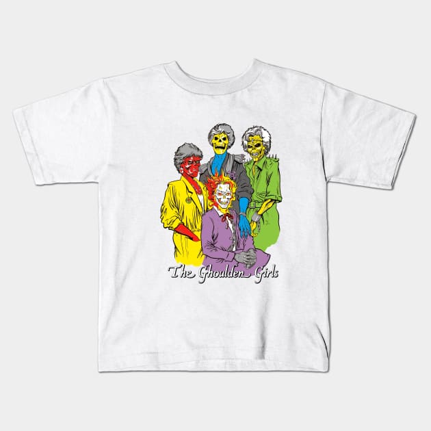 The Ghoulden Girls Kids T-Shirt by MarcoDiLeonardo